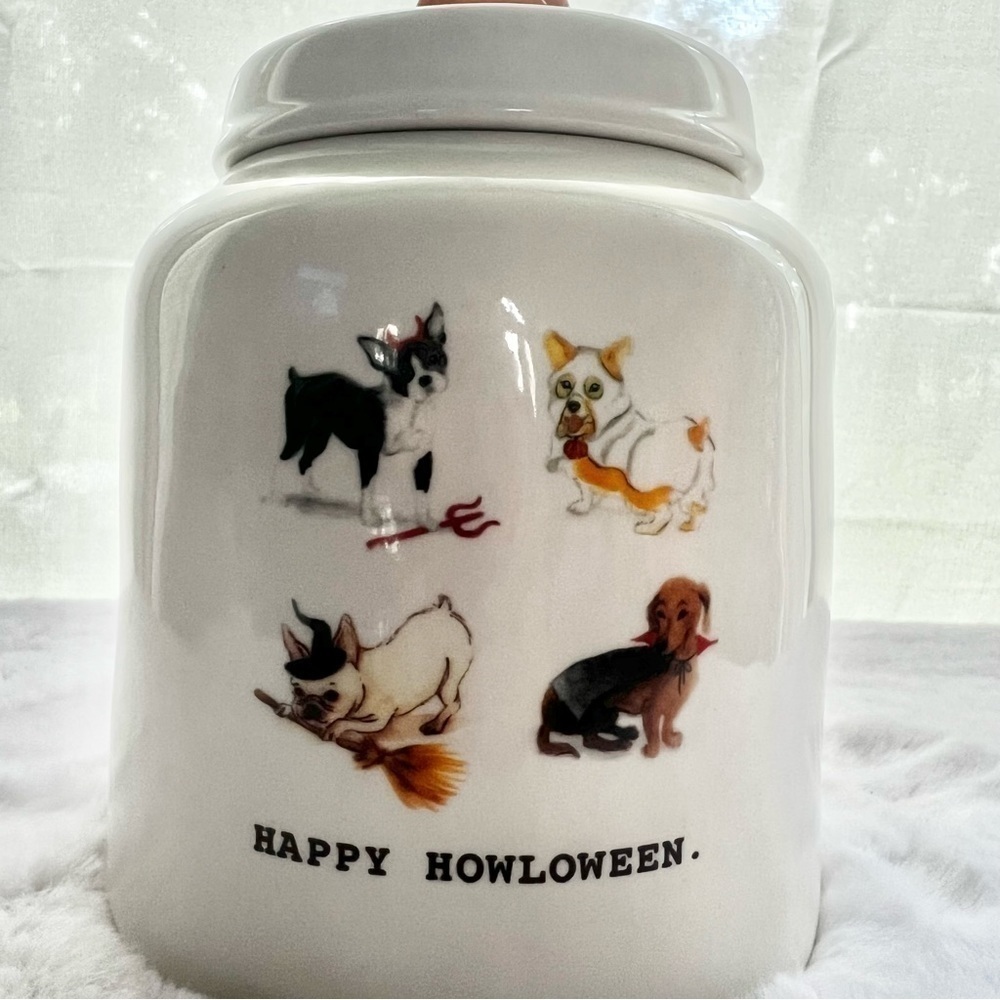 Dog Lover’s Halloween Collection - Water bowl, treat jar, and leash tray - Picture 10 of 16